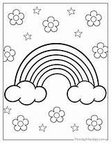 39 Rainbow Coloring Pages Free PDF Printables sketch template