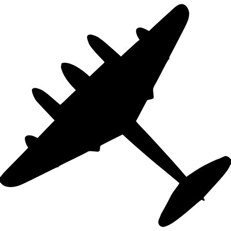 Planes Silhouette at GetDrawings | Free download