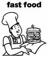 Fast Food Coloring Pages  Home sketch template