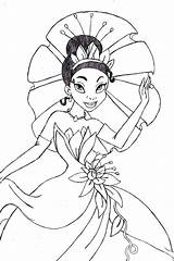 Coloring Pages  Printable Free Disney Princess Tiana sketch template