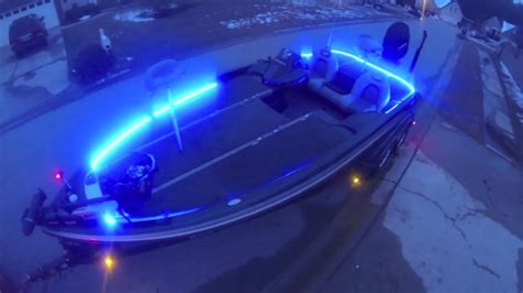 LED Strip Lighting for my Ranger z21 bass boat - YouTube