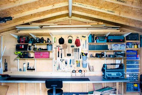 21 DIY Shed Shelving Ideas for Storage Organization - The Carpenter's Daughter