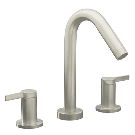 KOHLER Stillness Bathroom Faucet Trim Only in Vibrant Brushed Nickel-K-T954-4-BN - The Home Depot