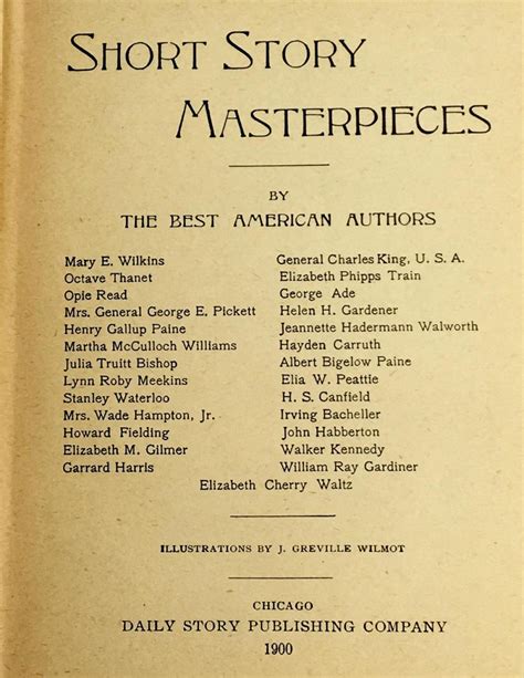 Lot - 1900 Short Story Masterpieces by The Best American Authors ...