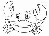 Printable Crab Coloring Pages For Kids sketch template