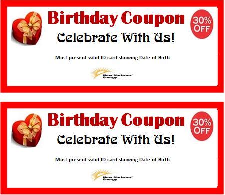 Colorful Birthday Coupon Template | Word & Excel Templates