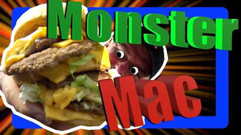 McDonalds MONSTER MAC | Secret Menu Item - YouTube