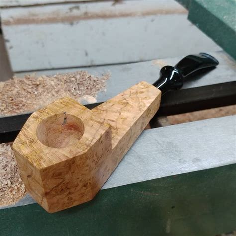 Churchwarden Pipe Gandalf Hobbit Style Cherry Burl Coffin | Etsy