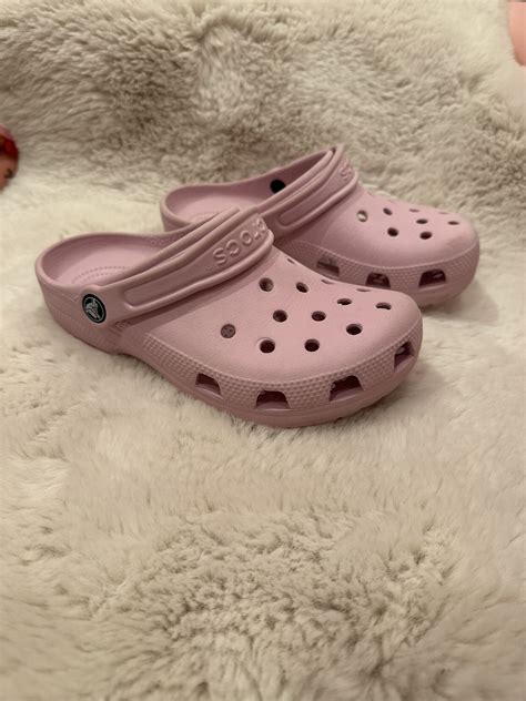 Pink Crocs