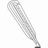 Thermometer Coloring Page  Easy Drawing Guides In 2024 sketch template