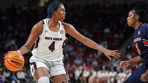 Aliyah Boston, Zia Cooke lead No. 1 South Carolina women over Auburn ...