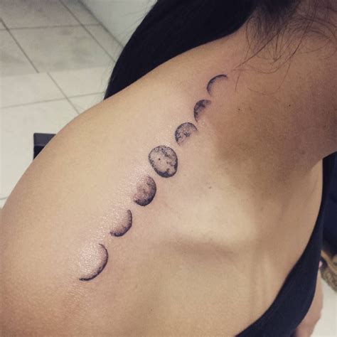 Moon Phases Tattoo | Venice Tattoo Art Designs | Moon phases tattoo ...