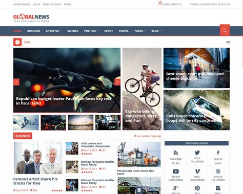 Free News Website Templates