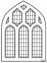 Free Printable Stained Glass Window Coloring Pages  Coloring Home sketch template