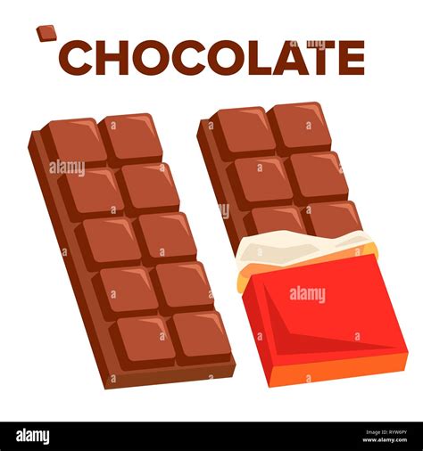 Cartoon Chocolate Bar