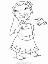 Free lilo And Stich coloring Pages For  sketch template