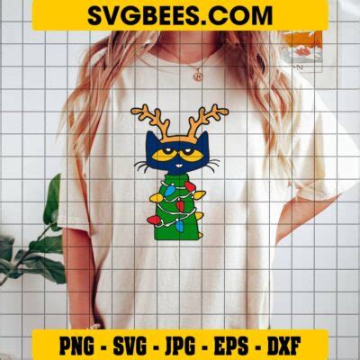 Pete The Cat SVG PNG JPG Files - SVGbees