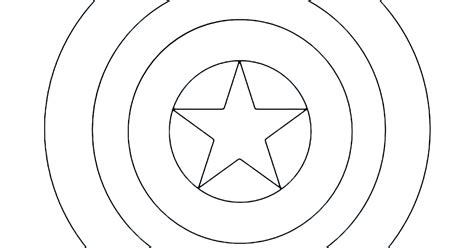 How To Draw Captain America Shield