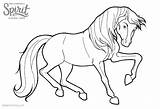 Spirit Riding Horse Free Coloring Pages  Printable sketch template