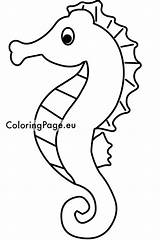Seahorse Mandala Coloring Page Pages sketch template