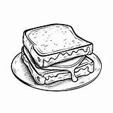 Grilled Cheese Sandwich coloring Page – Coloring Corner sketch template