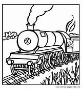Steam Train color Pages  Coloring For Kids Transportation sketch template