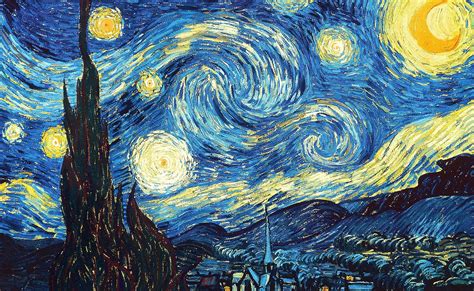 The Starry Night wallpaper, The Starry Night by Vincent van Gogh painting | Starry night art ...