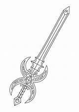 Coloring Page sword  Free Printables Img 27287 sketch template