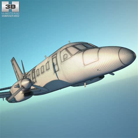 Embraer EMB 110 3D model - Aircraft on Hum3D