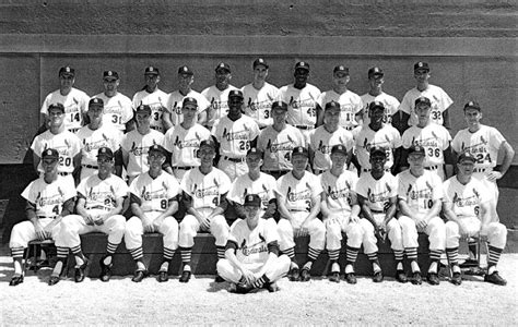 TheDeadballEra.com :: 1963 St. LOUIS CARDINALS TEAM PHOTO