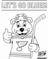 Nhl Mascots Coloring Pages Nordy sketch template