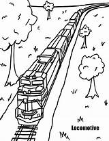 Freight Train Coloring Pages sketch template
