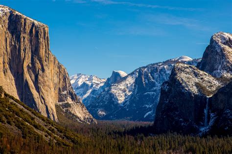 Kostenlose foto : Yosemite, Halbkuppel, Wasserfall, Tal, Haupt, Bergige landforms, Natur, Berg ...