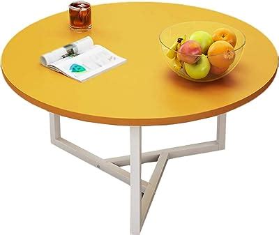 Amazon.com: YITAHOME Round Coffee Table with Storage,White Marble ...