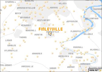 Finleyville (United States - USA) map - nona.net