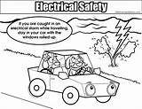 Free Printable Electrical Safety Coloring Page  sketch template