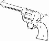 Coloring colt Gun Picture sketch template