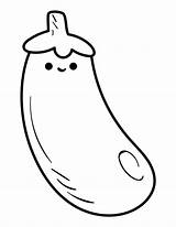 Printable Cute Eggplant coloring page  Download Print Or Color Online sketch template