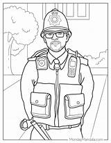 Female Police Officer Coloring Pages sketch template