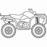 Atv Coloring Free 4 Wheeler Printables Pictures Sketch Page sketch template