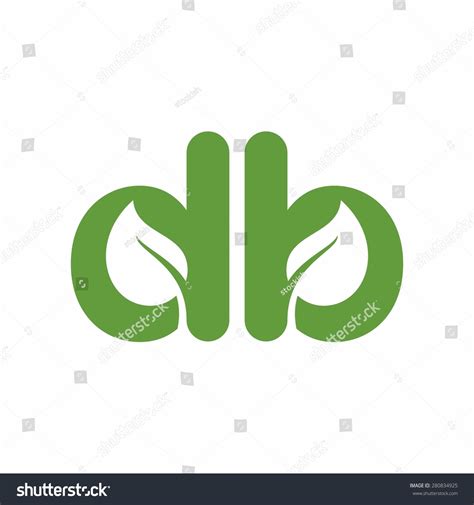 Modern D B Letter Company Logo Stock Vector (Royalty Free) 280834925