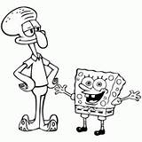 Sponge Bob eats A Hamburger coloring  Coloring Quest sketch template