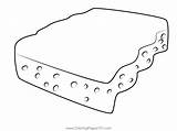 Cleaning Sponge Coloring Page For Kids  Free Everyday Objects sketch template