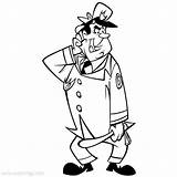 Top Cat Coloring Pages Officer Dibble  XColoringscom sketch template