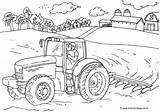 agriculture Tractor coloring page Coloring Farm pages Farming Scene  sketch template