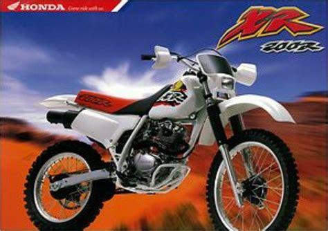 Honda XR 200R (1988) technical specifications