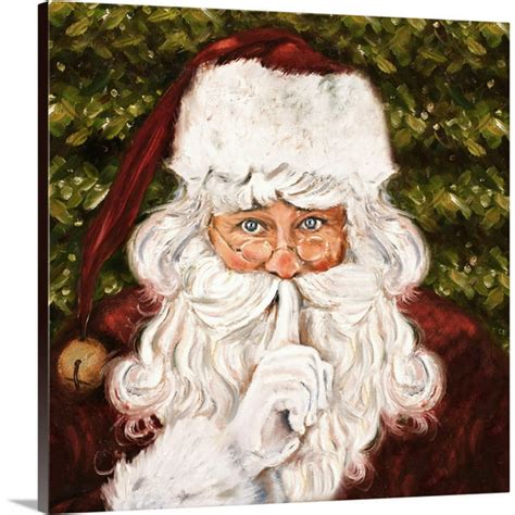 Great BIG Canvas | "Secret Santa" Canvas Wall Art - Walmart.com - Walmart.com