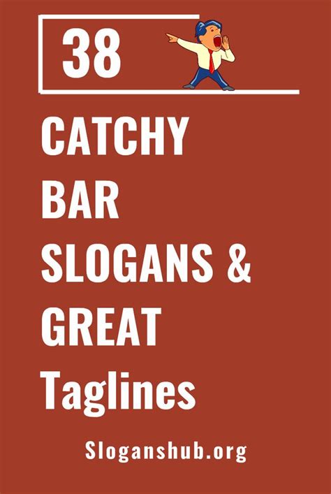 38 Catchy Bar Slogans & Great Taglines | Slogan quote, Slogan writing, Catchy taglines