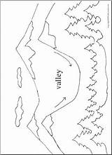 Landforms Coloring Pages At GetColoringscom  Free Printable Colorings sketch template