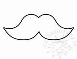 Mustache Coloring Pages  Animal sketch template